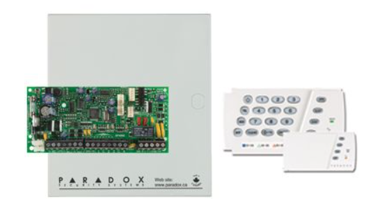 SP500 +K636  Keypad 10 Zone, 2 Pgm, 2 Kısım Kontrol Paneli