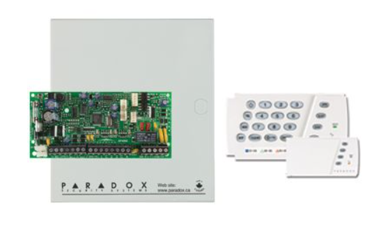 SP4000+K636 Keypad 8 Zone, 1 Pgm, 2 Kısım Kontrol Paneli + K636 Led keypad